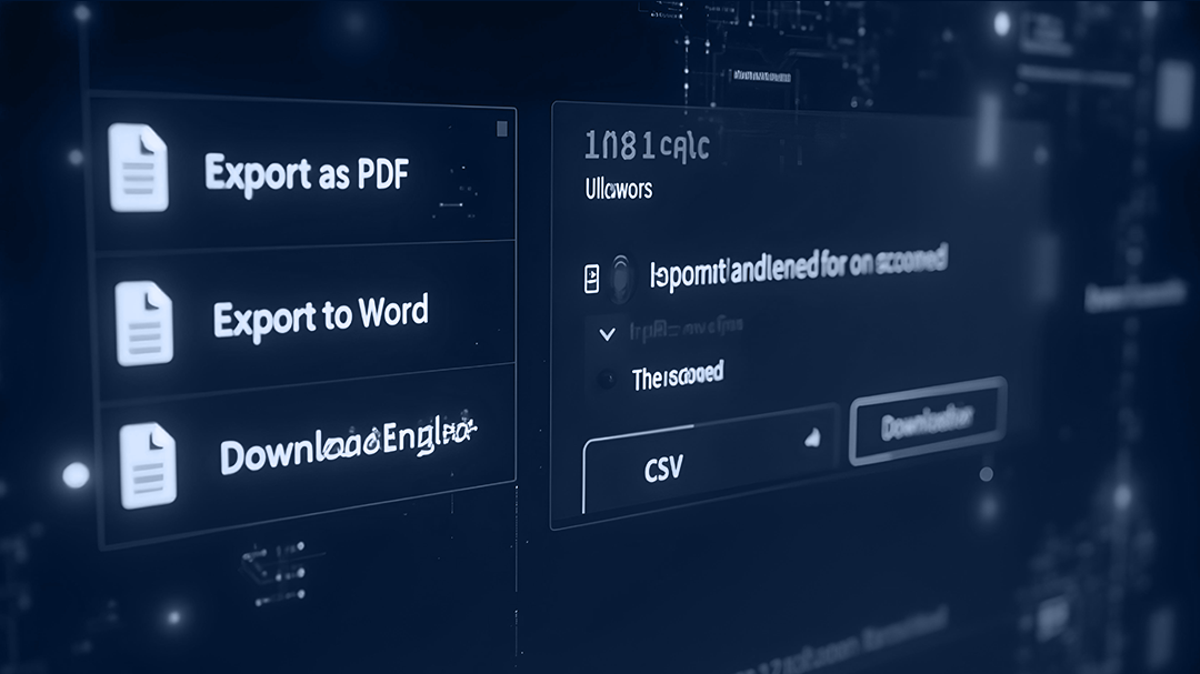 Export Options